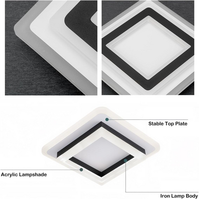 Squaro - Quadratische LED-Deckenleuchte