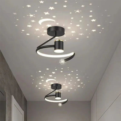 StellaGlow - Dimmbare LED-Deckenleuchte mit Sternenhimmel-Effekt