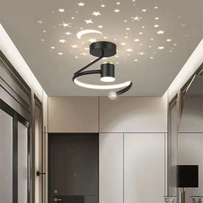 StellaGlow - Dimmbare LED-Deckenleuchte mit Sternenhimmel-Effekt