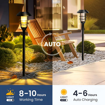 Sunflare - Solar-Gartenleuchte 6er-Pack