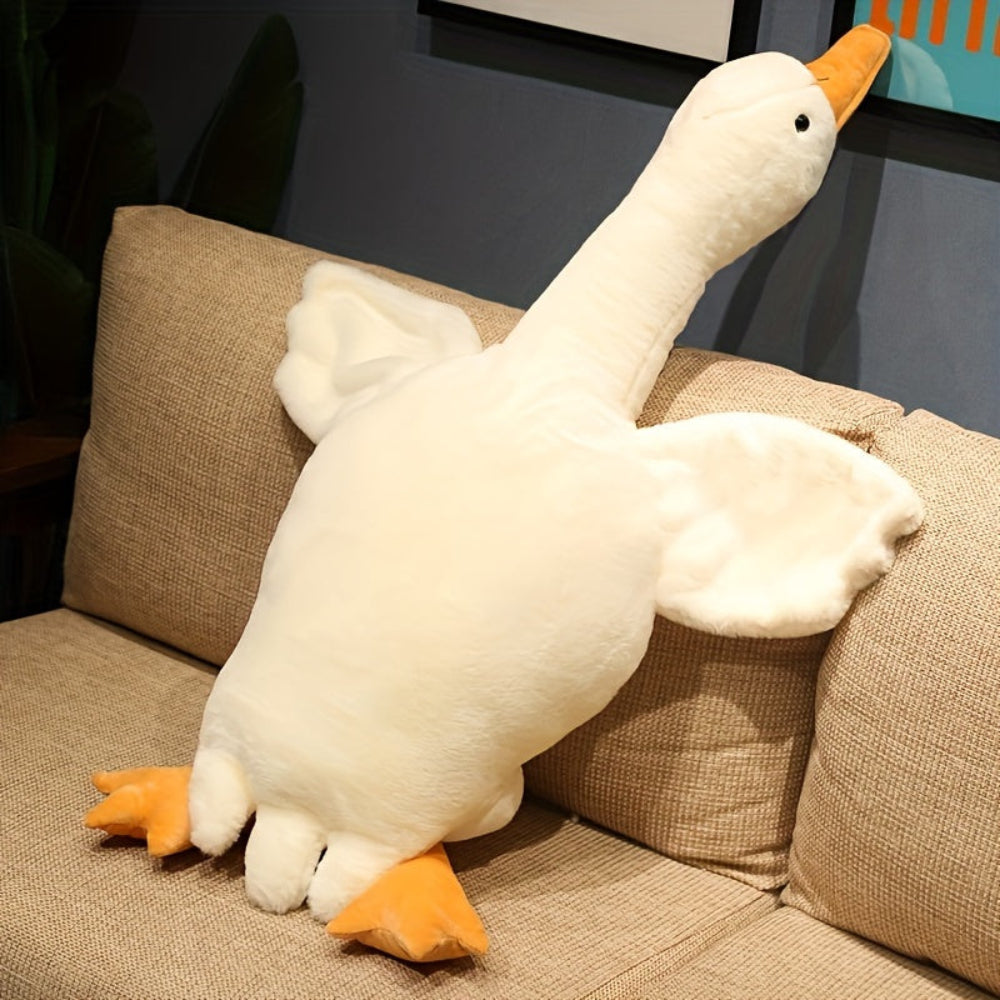 SwanHug - Weiche Plüsch-Kuschel-Ente für Kinder