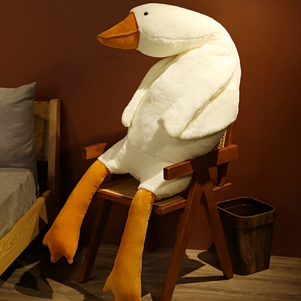 SwanHug - Weiche Plüsch-Kuschel-Ente für Kinder