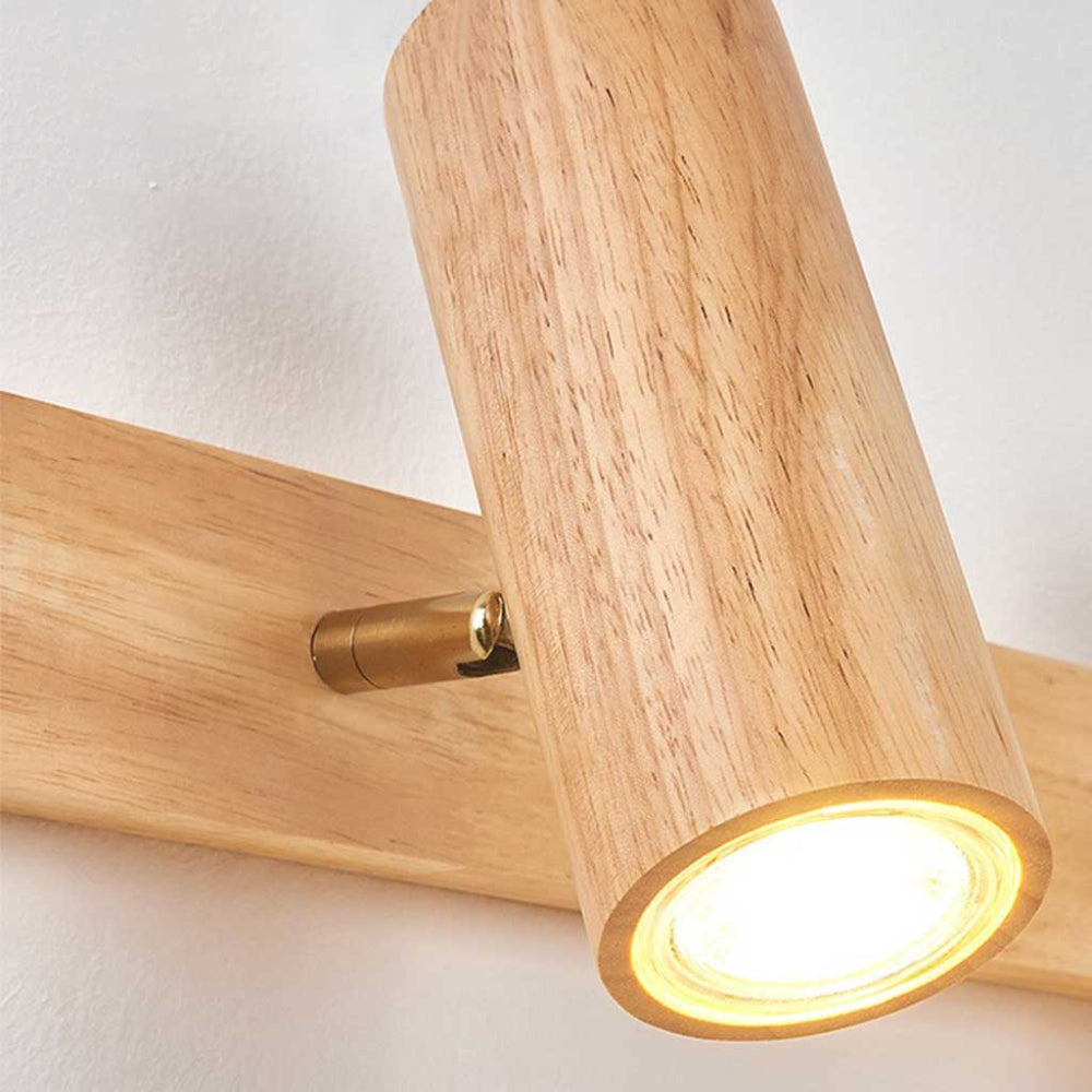 Sylendo - Wand- und Decken-LED-Strahler aus nordischem Holz