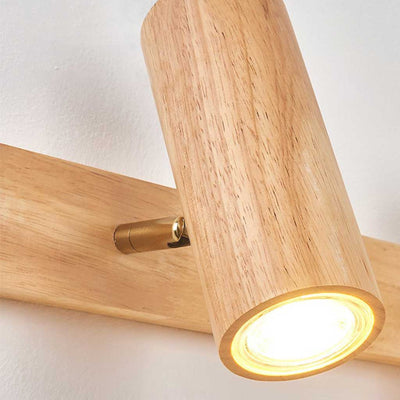 Sylendo - Wand- und Decken-LED-Strahler aus nordischem Holz