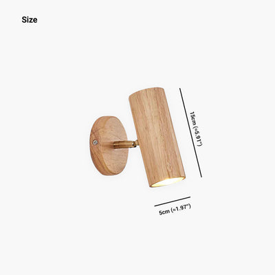 Sylendo - Wand- und Decken-LED-Strahler aus nordischem Holz