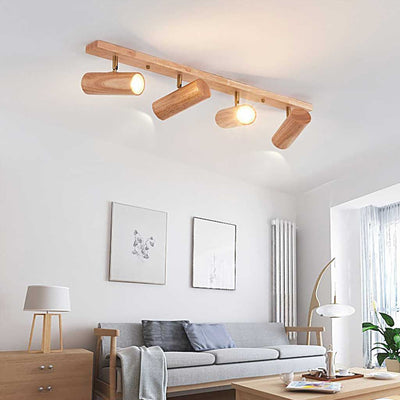 Sylendo - Wand- und Decken-LED-Strahler aus nordischem Holz
