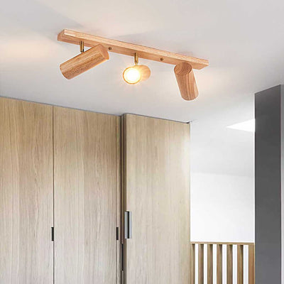 Sylendo - Wand- und Decken-LED-Strahler aus nordischem Holz