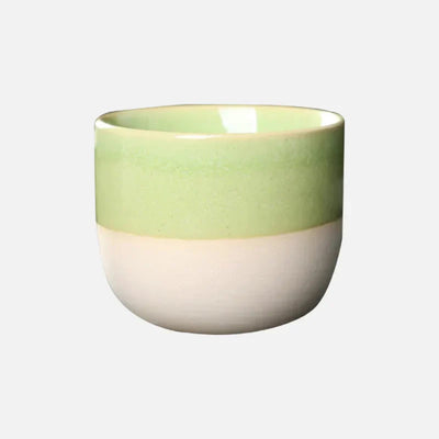 Teetasse mit Farbtropfen-Muster - Elegantes Keramik-Design