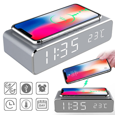 TimeCharge - LED-Wecker mit drahtlosem Ladepad