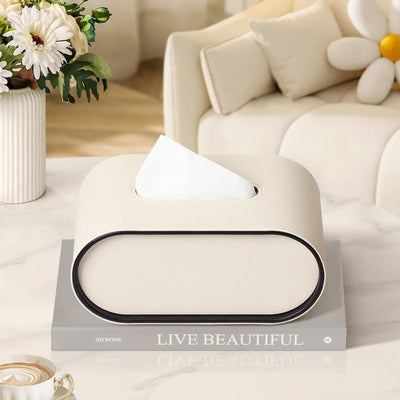 Tissura - Stilvolle Leder-Tissue-Box