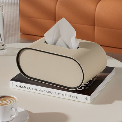 Tissura - Stilvolle Leder-Tissue-Box