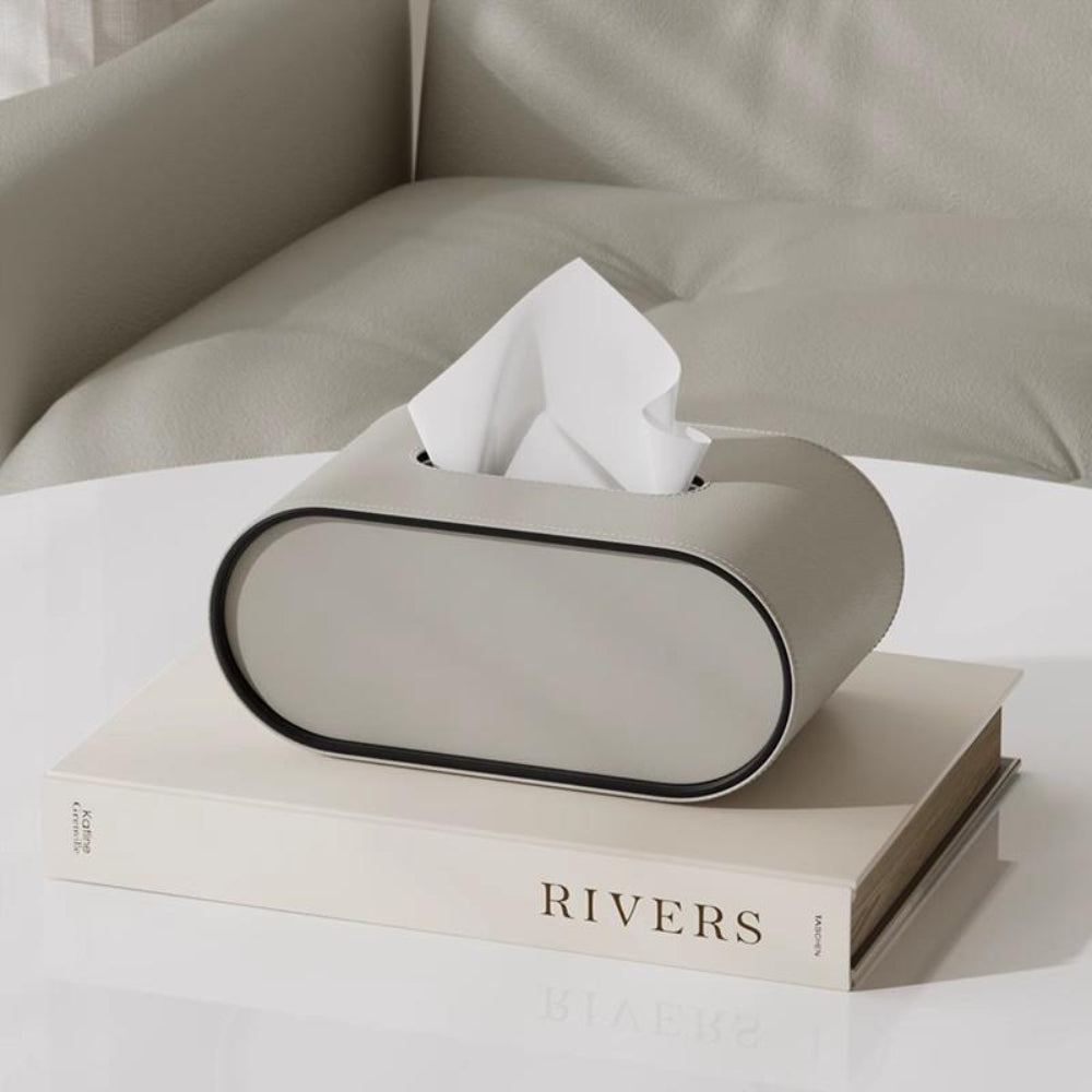 Tissura - Stilvolle Leder-Tissue-Box