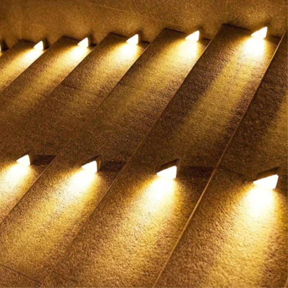 Treppenlicht - Solarbetriebene Eleganz für sicherere Treppenstufen
