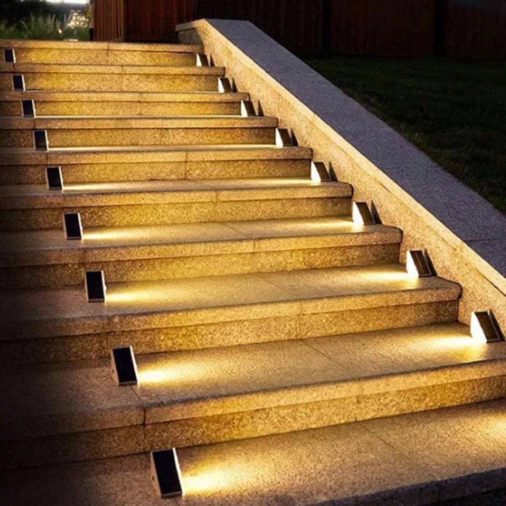Treppenlicht - Solarbetriebene Eleganz für sicherere Treppenstufen