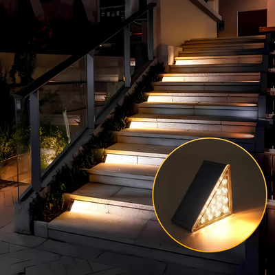 Treppenlicht - Solarbetriebene Eleganz für sicherere Treppenstufen