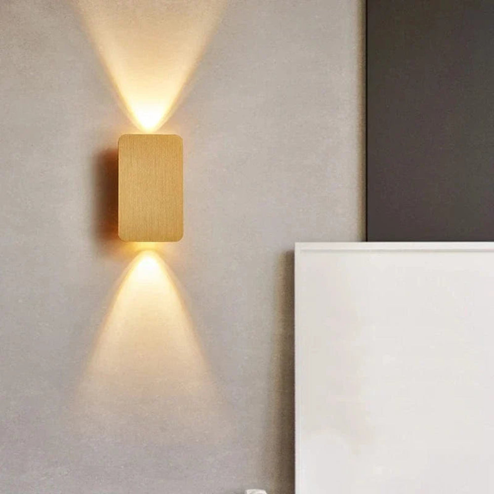 TwinRay - Moderne 6W LED-Wandleuchte mit Doppelstrahl