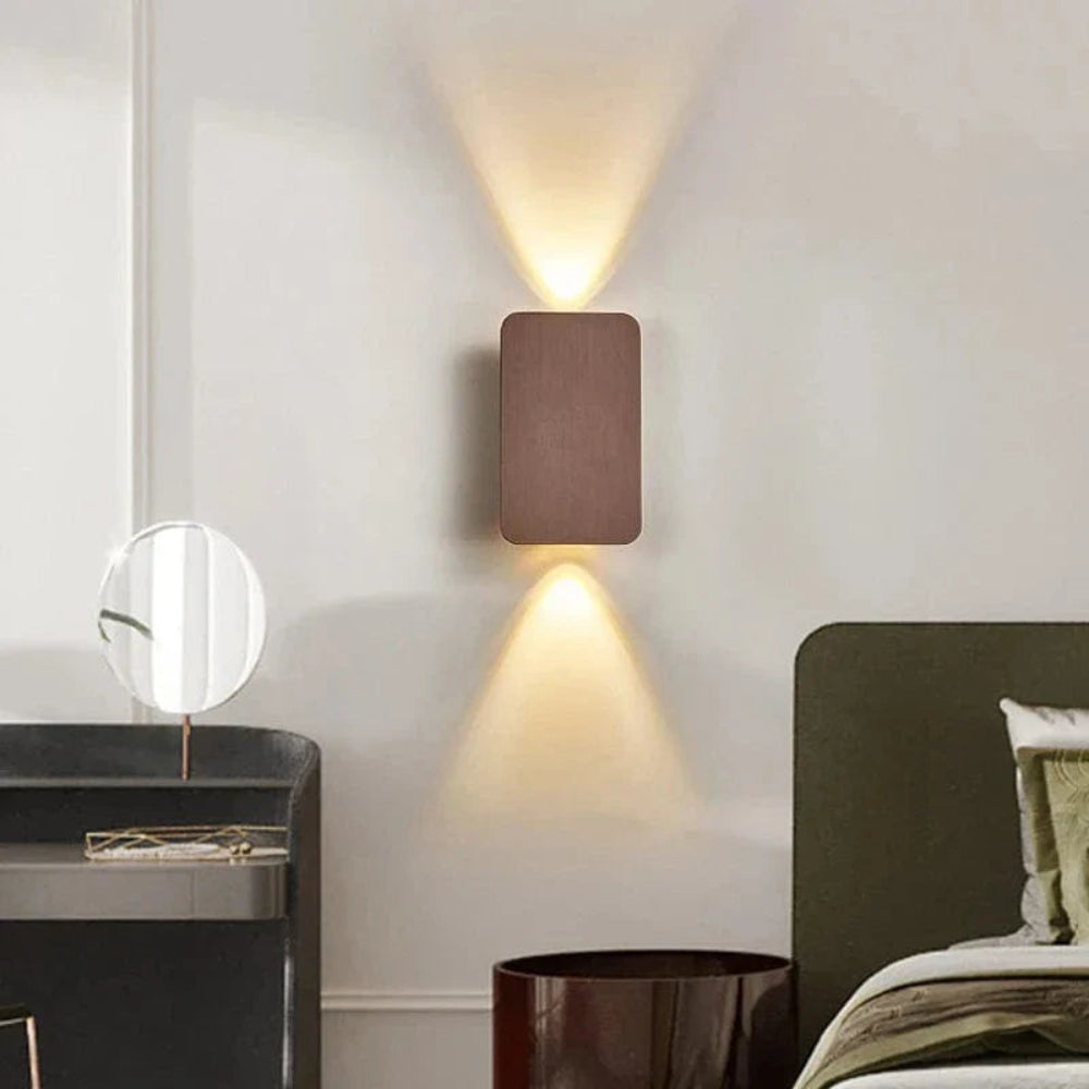 TwinRay - Moderne 6W LED-Wandleuchte mit Doppelstrahl