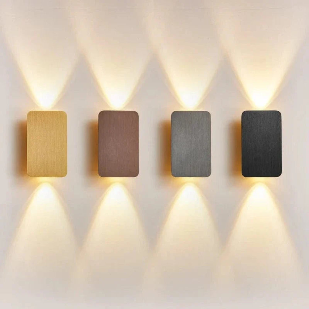 TwinRay - Moderne 6W LED-Wandleuchte mit Doppelstrahl
