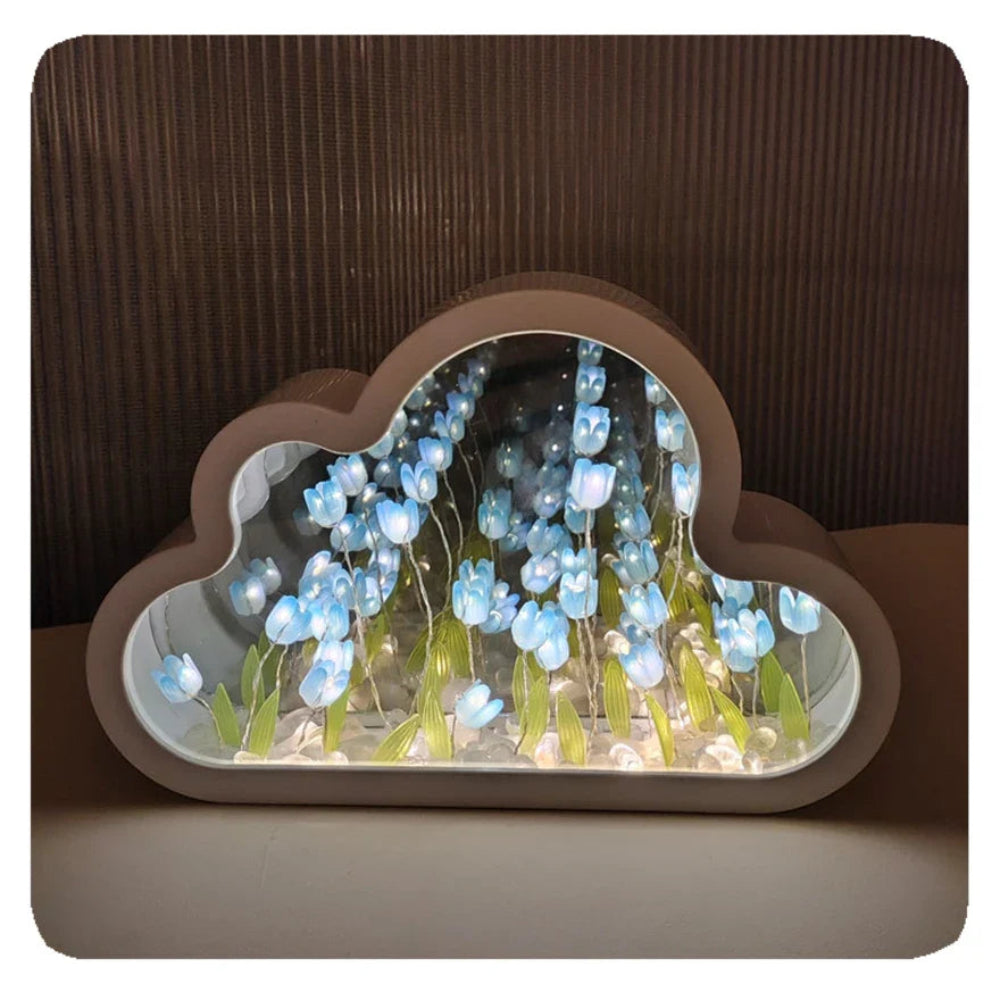 Unendliche Tulpen Lampe – Magisches Licht mit Tiefeneffekt