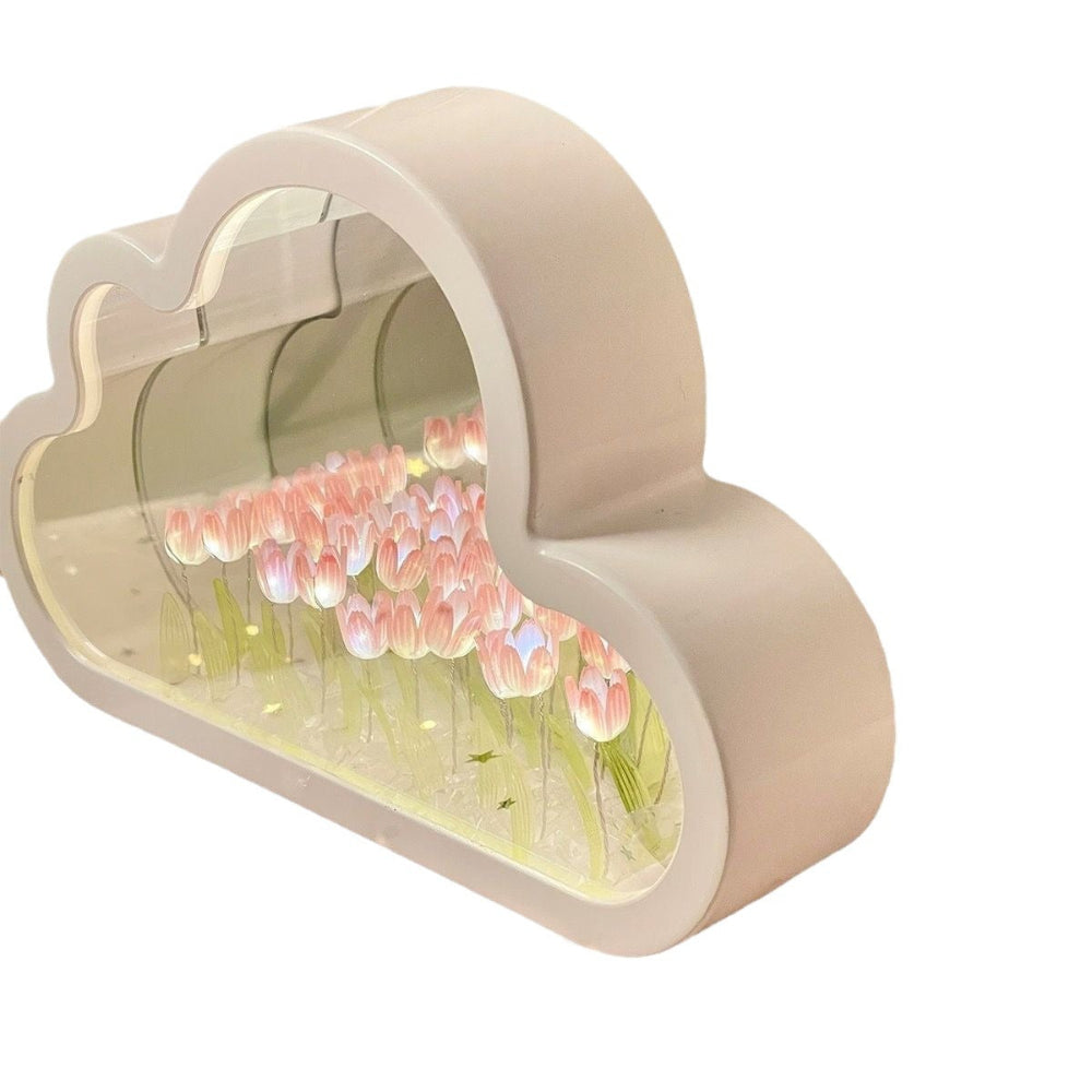 Unendliche Tulpen Lampe – Magisches Licht mit Tiefeneffekt