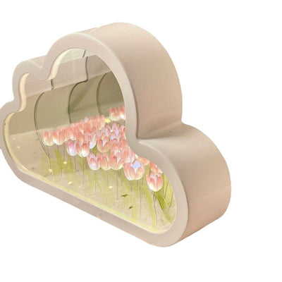 Unendliche Tulpen Lampe – Magisches Licht mit Tiefeneffekt