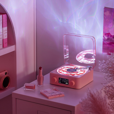 Vinlumo - Timeless Tunes Retro-Lampe mit Bluetooth und weißem Rauschen