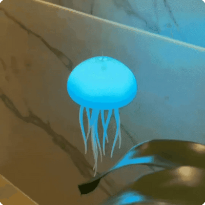 Medulux - Moderne, von Quallen inspirierte Umgebungslampe