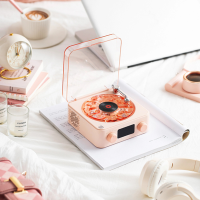 Vinlumo - Timeless Tunes Retro-Lampe mit Bluetooth und weißem Rauschen