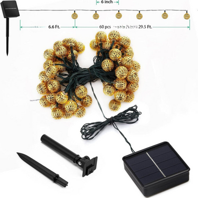 Moriluxe - Solar-Lichterkette im marokkanischen Stil