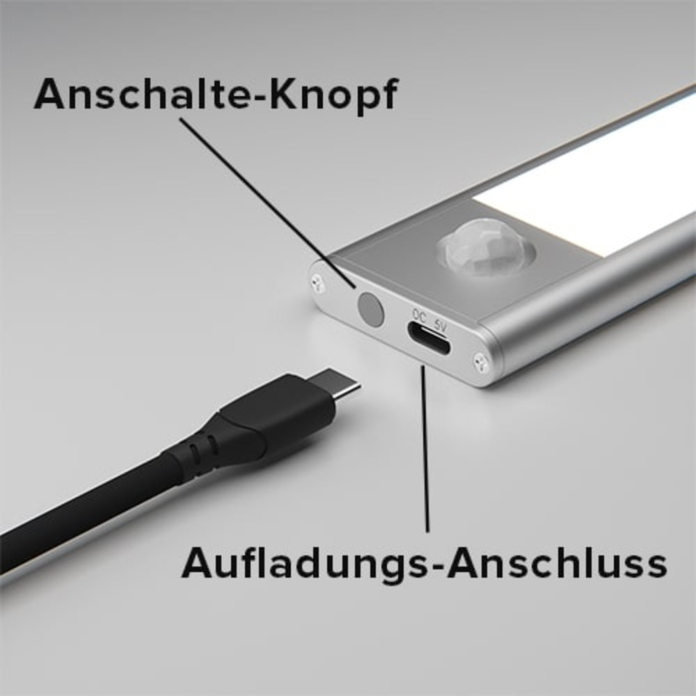 Kleverlicht Wireless Motion Sensor Lampe - Einfache Installation, USB-Ladung