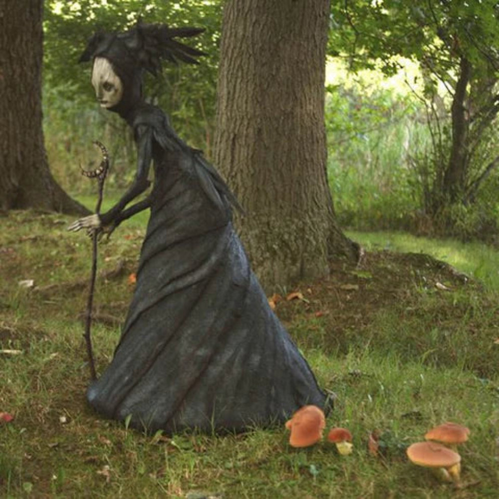 WickedWhimsy - Handgefertigte gruselige Hexen- und Baummann-Skulpturen