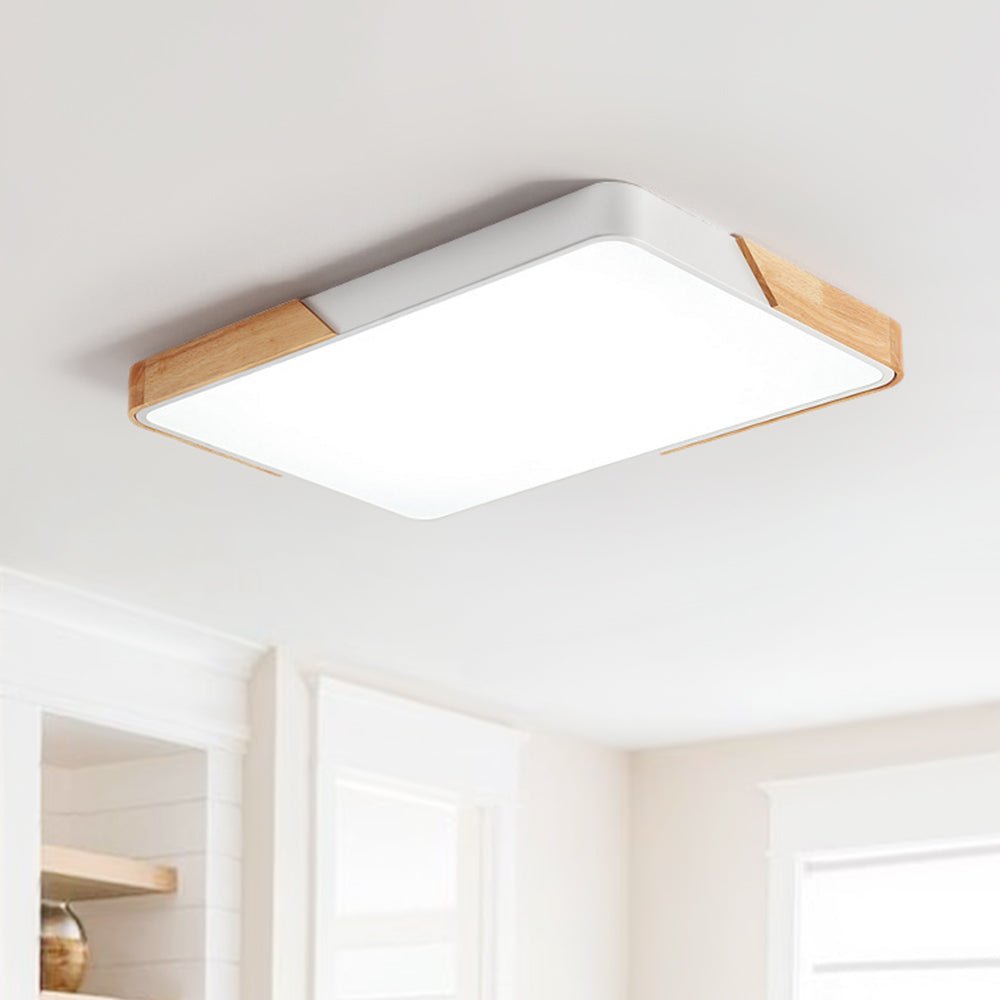 WoodenFrame – Moderne dimmbare LED-Deckenleuchte