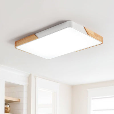 WoodenFrame – Moderne dimmbare LED-Deckenleuchte