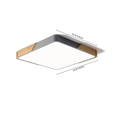 WoodenFrame – Moderne dimmbare LED-Deckenleuchte