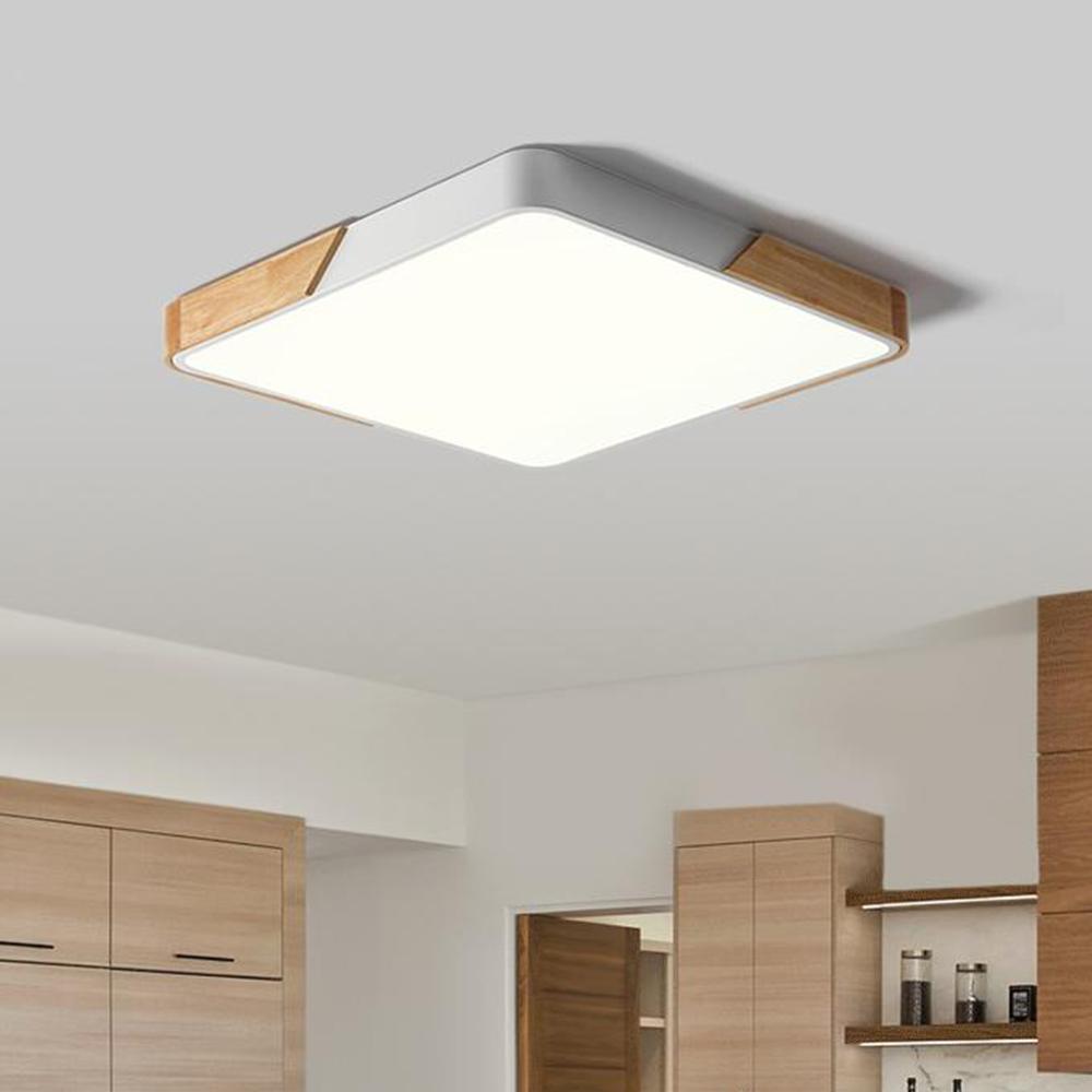 WoodenFrame – Moderne dimmbare LED-Deckenleuchte