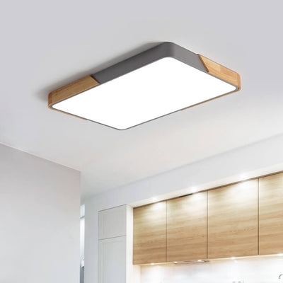 WoodenFrame – Moderne dimmbare LED-Deckenleuchte