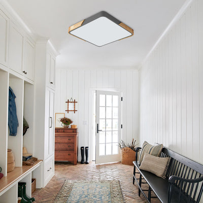 WoodenFrame – Moderne dimmbare LED-Deckenleuchte