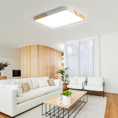 WoodenFrame – Moderne dimmbare LED-Deckenleuchte