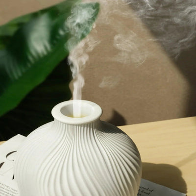 Moderne Boho-Stil Polyresin Aroma Diffusor - Ultraschall-Luftbefeuchter für Haus & Büro