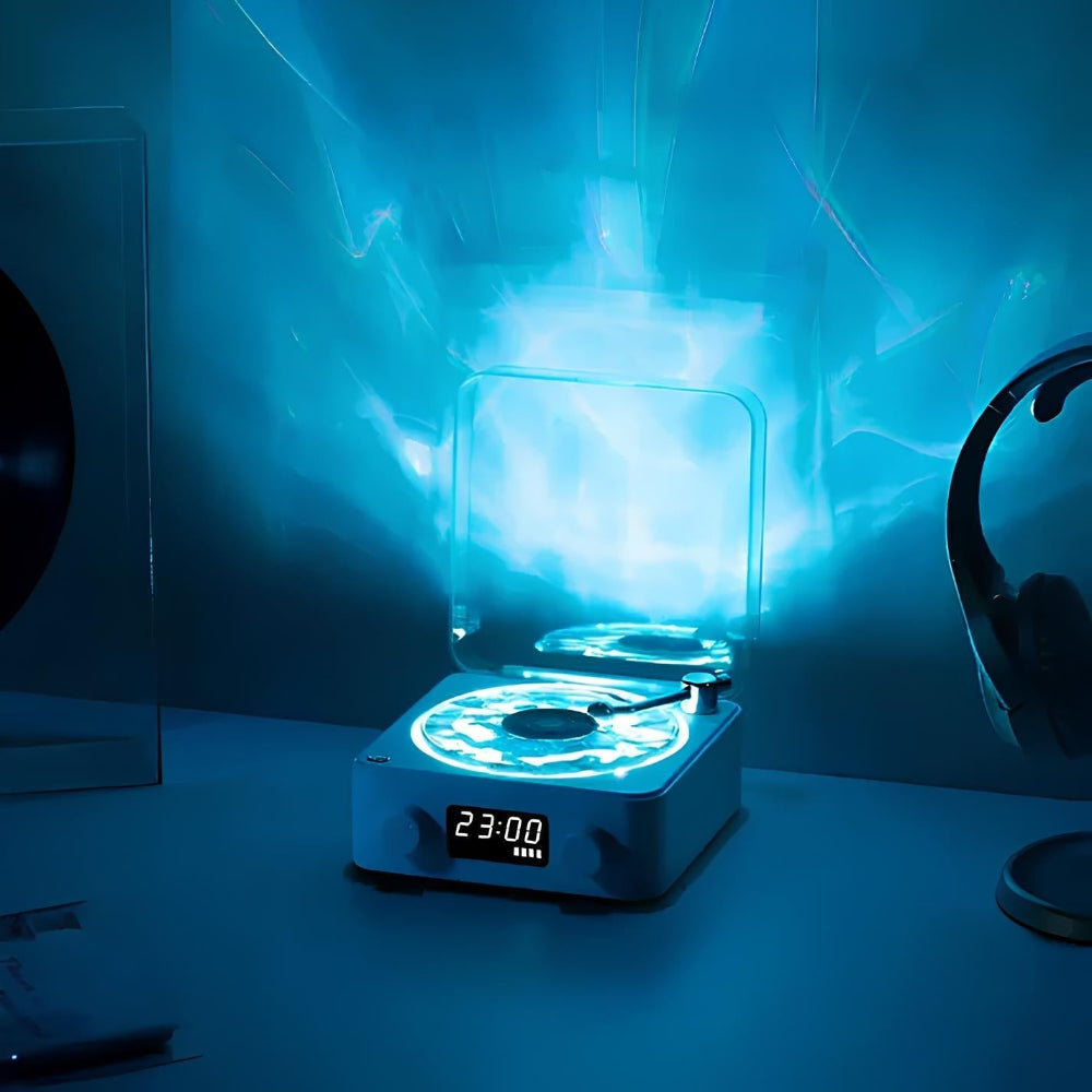 Vinlumo - Timeless Tunes Retro-Lampe mit Bluetooth und weißem Rauschen