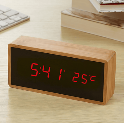 ZenClock - LED-Wecker aus Bambus