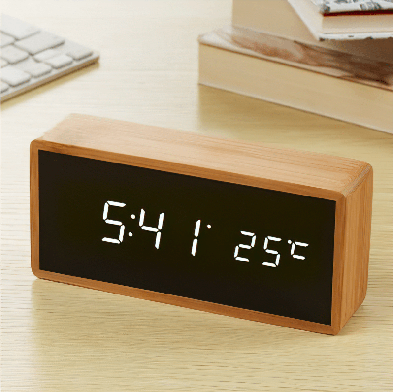 ZenClock - LED-Wecker aus Bambus