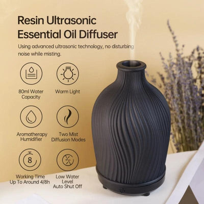 Moderne Boho-Stil Polyresin Aroma Diffusor - Ultraschall-Luftbefeuchter für Haus & Büro