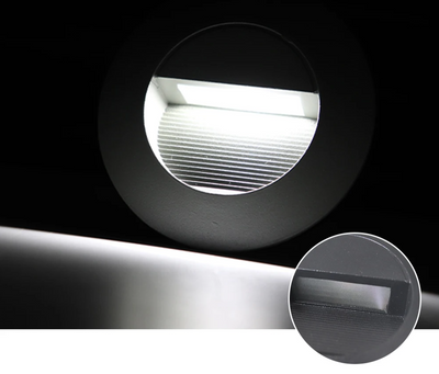 Orvalo - Runde LED-Außentreppenleuchte