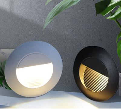 Orvalo - Runde LED-Außentreppenleuchte
