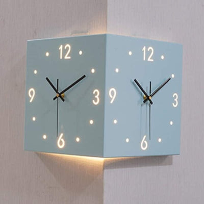 Twinora - Doppelseitige Wanduhr