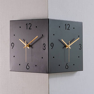 Twinora - Doppelseitige Wanduhr