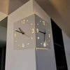 Twinora - Doppelseitige Wanduhr