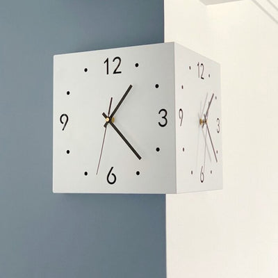 Twinora - Doppelseitige Wanduhr