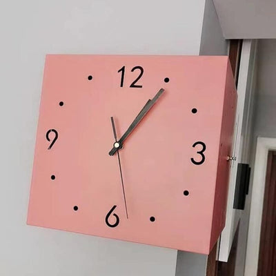 Twinora - Doppelseitige Wanduhr